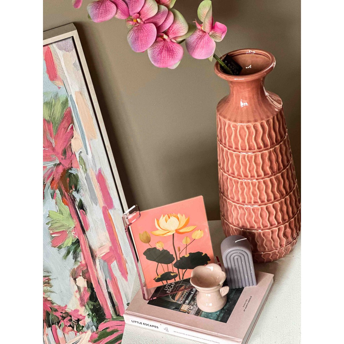 Photo frame Optic pink