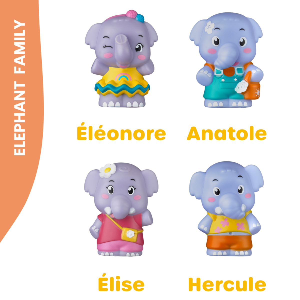 Klorofil playset famiglia Elefante