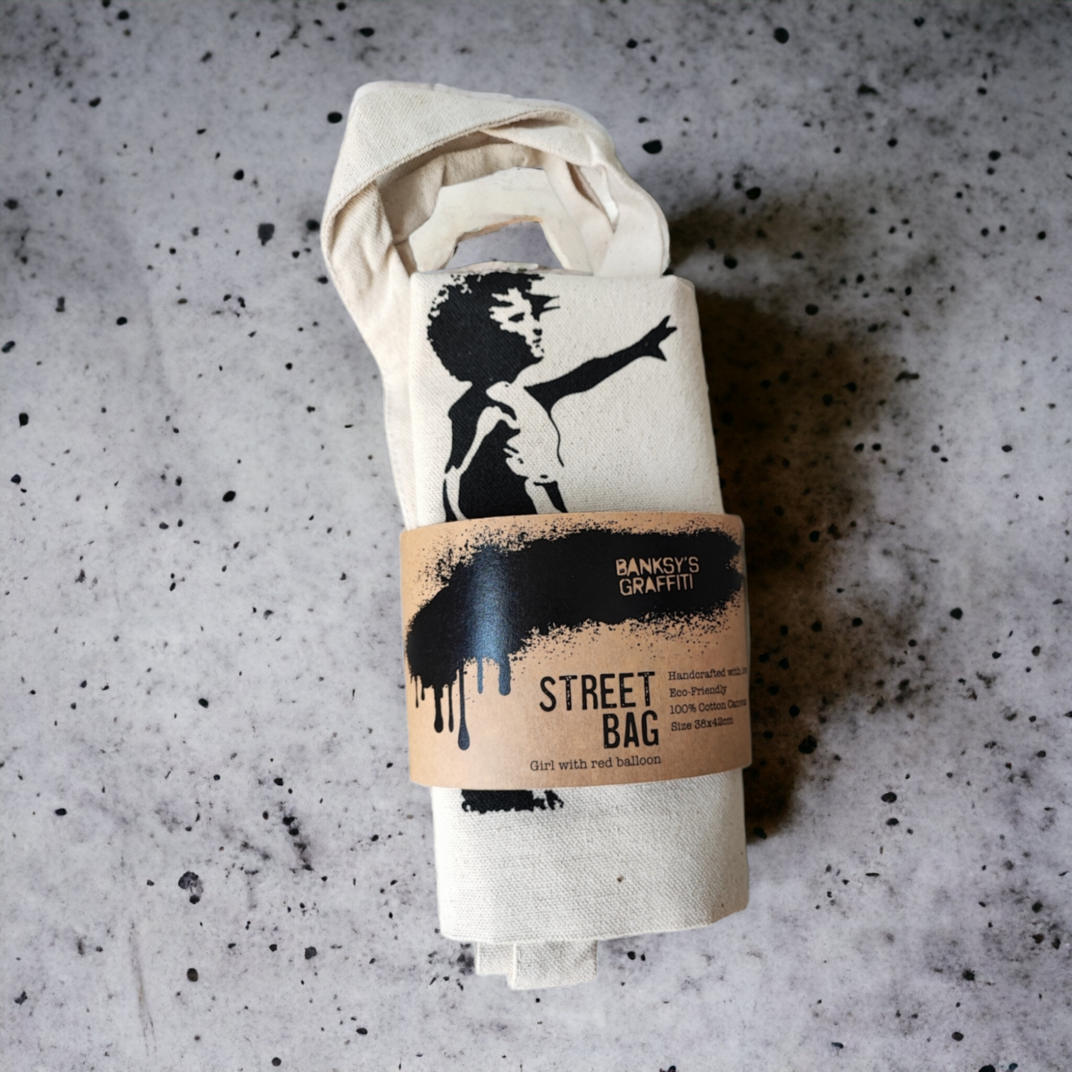 Banksy's Graffiti Tote Bag/Street Bag - Ballonmeisje