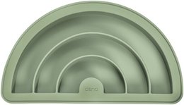 Sage green baking decoration with a rainbow design, made of silicone. Includes multiple tiers for organizing and displaying baked goods.