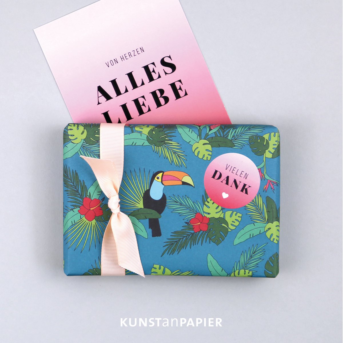 Geschenkpapier Tropisch Fiona