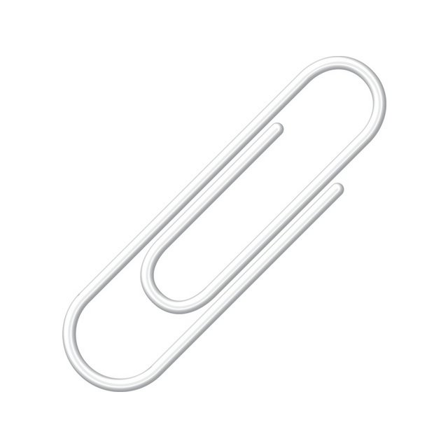 Clips Alco 26mm redondos caja 100uds. blanco