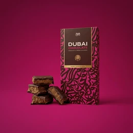 ZYN Dubai Chocolate – Hazelnut & Kunafa · Dark Chocolate 200G