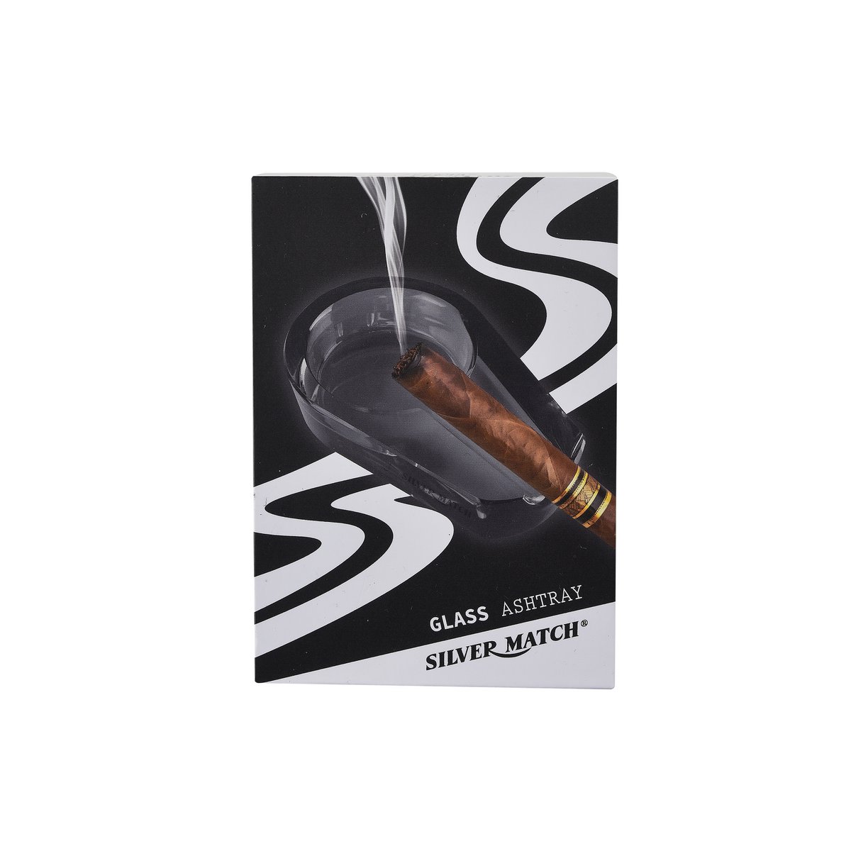 Ashtray for glass cigar