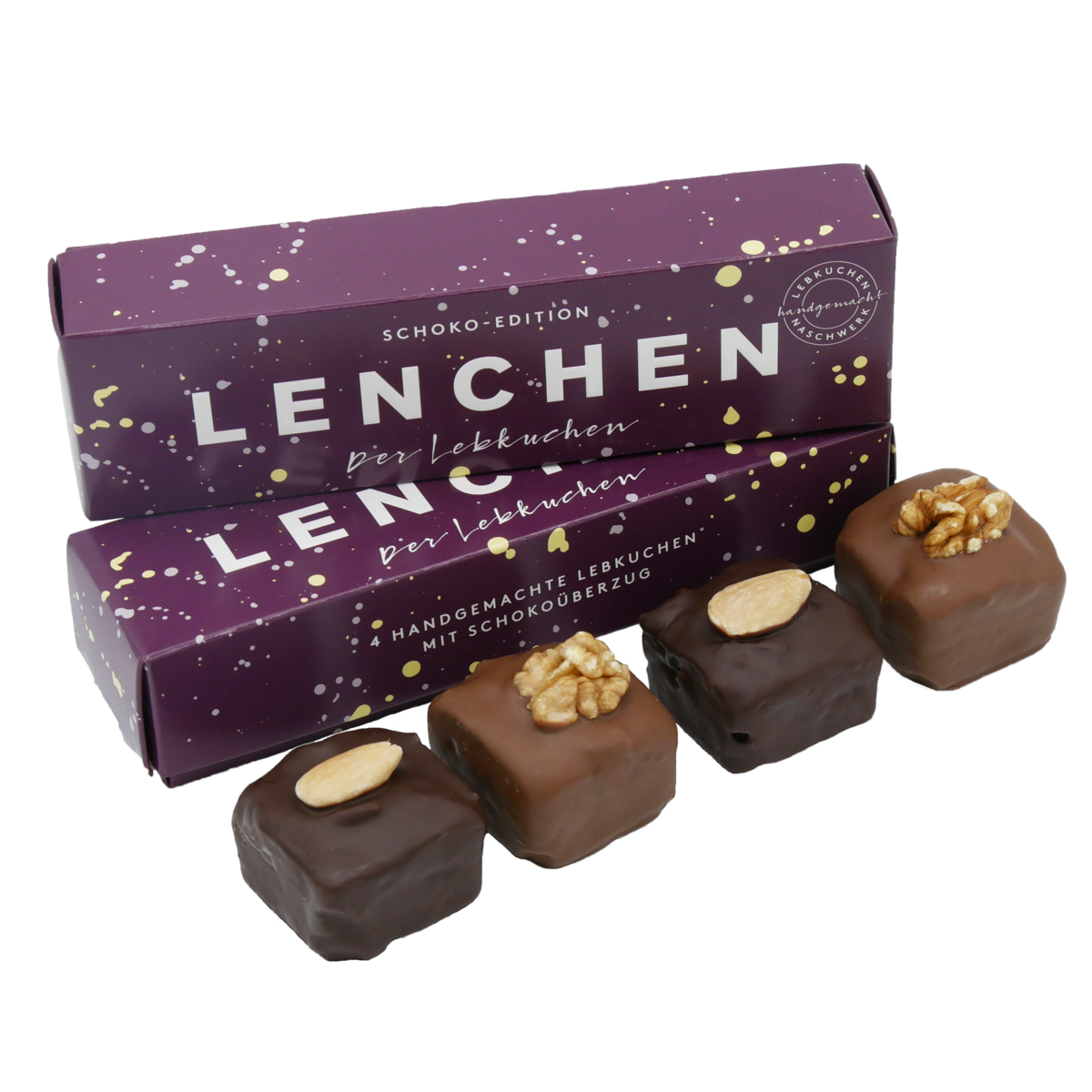 Box of 4 gingerbread chocolate mix