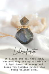 Luxury Mini Crystals Bottles | 24K Natural Crystals Bottle Necklaces
