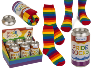 Socks, Rainbow, one size, 80% cotton,