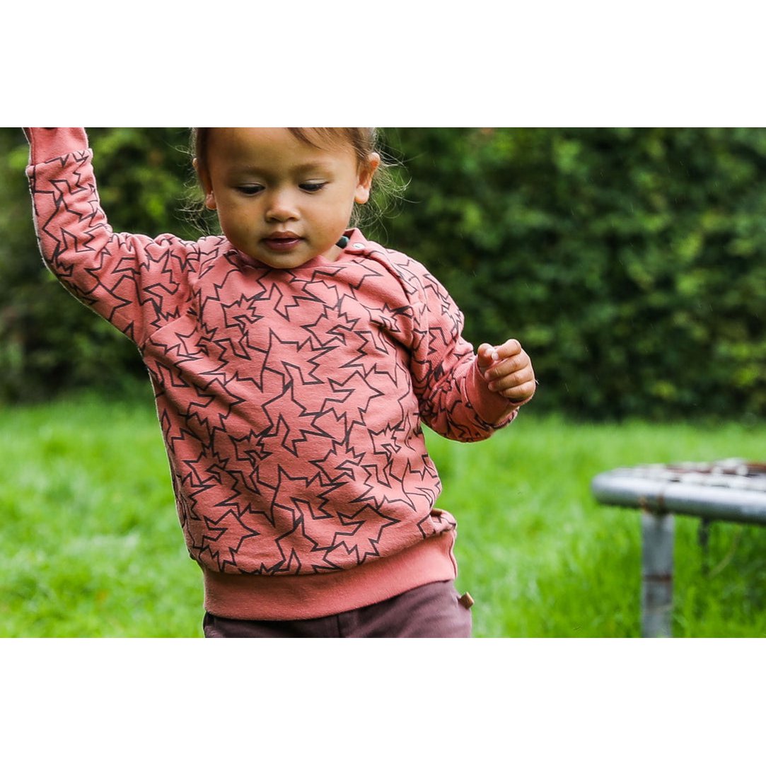 Baby print sweater