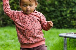 Baby print sweater