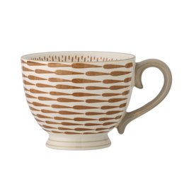 Taza de arce, naranja, gres