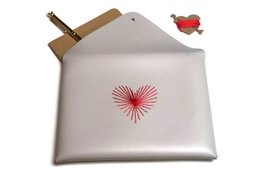 Stitch Heart Strings Envelope Pouch