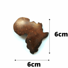 Accessorio artigianale a forma di Africa