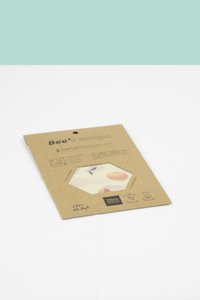SET OF 3 PACKAGES OF ORGANIC COTTON AND VEGETABLE WAX "FRUITS"
