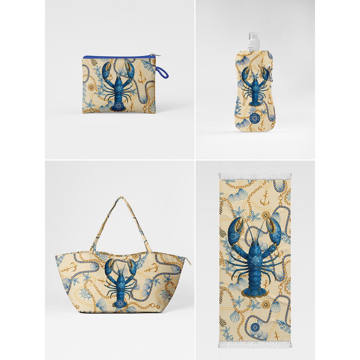 Pouch Blue Lobster