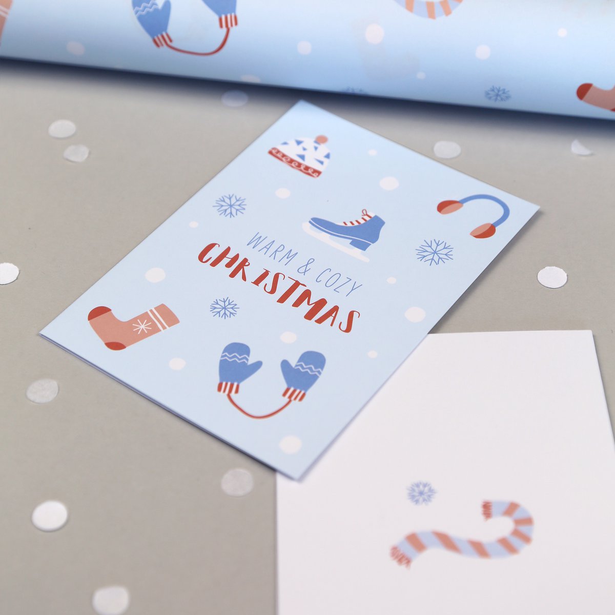 Kerstkaart Olaf hoed