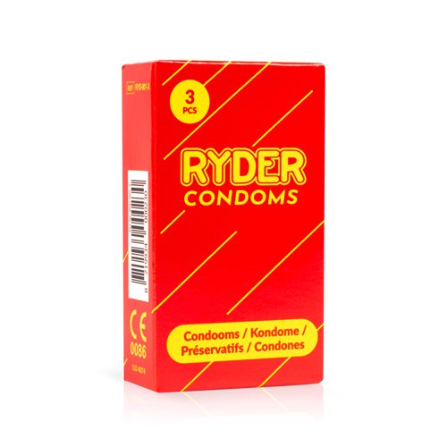 Ryder kondomer - 3 stk