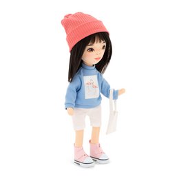 Soft toy, Sweet Sister - Lilu in a Light Blue Sweatshirt + bonus accessories set (35cm)
