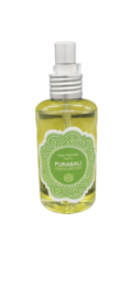 A 100ml bottle of rice bran oil labeled "Agung" with a green and white label featuring a lime or lemon graphic.