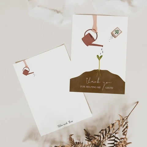 Postcard - Help me Grow - Teacher / Educator