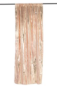 J-Line Gordijn Omkeerbaar Sequin Champagne/Wit