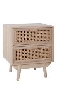 Nightstand 42x36 cm rattan weave