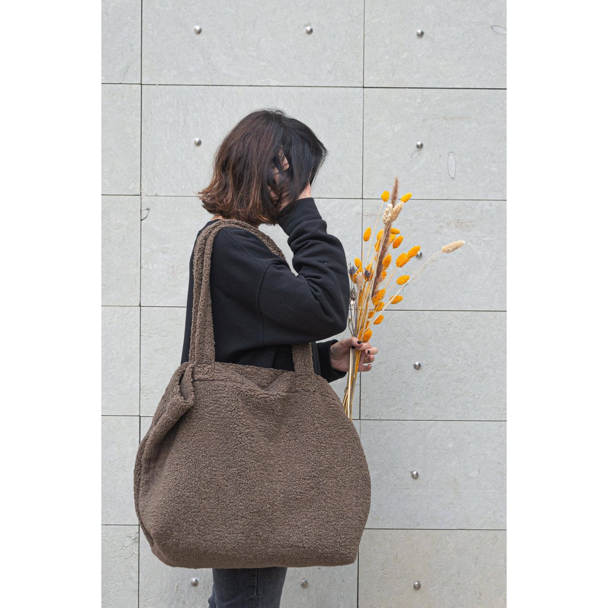 Super-Teddy-Tasche (Bison)