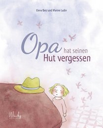 A children's book cover featuring a young boy and the text "Grandpa forgot his hat". The book appears to be about a child's relationship with their grandfather.