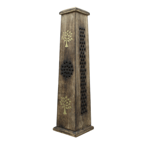Green Tree Tower Incense Burner Tree of Life
