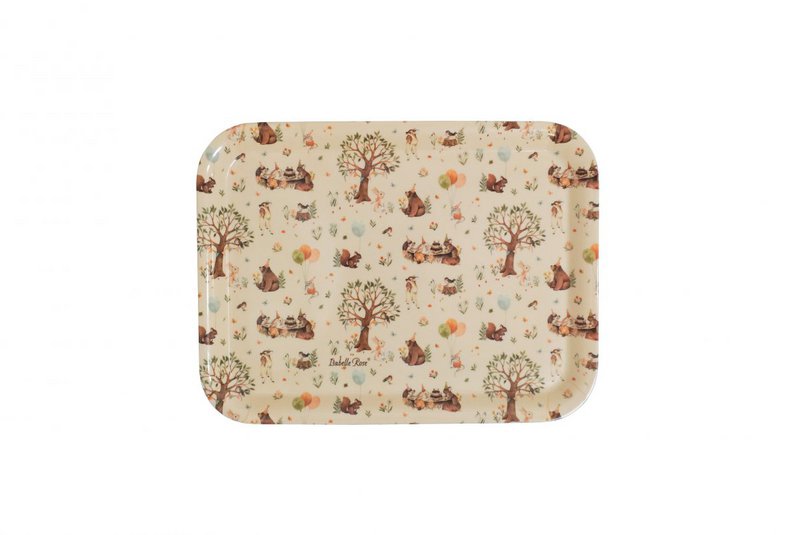 Plateau mélaminé Forest Party 33x25 cm Isabelle Rose