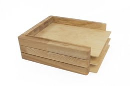 Papier-Organizer-Fach, 3 Fächer Papier-Schreibtisch-Organizer