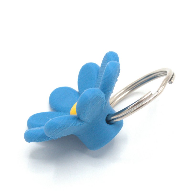 Schlüsselanhänger Daisy blau