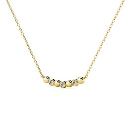 Evelyne pendants - Gold and Crystal