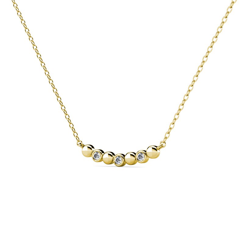 Evelyne pendants - Gold and Crystal