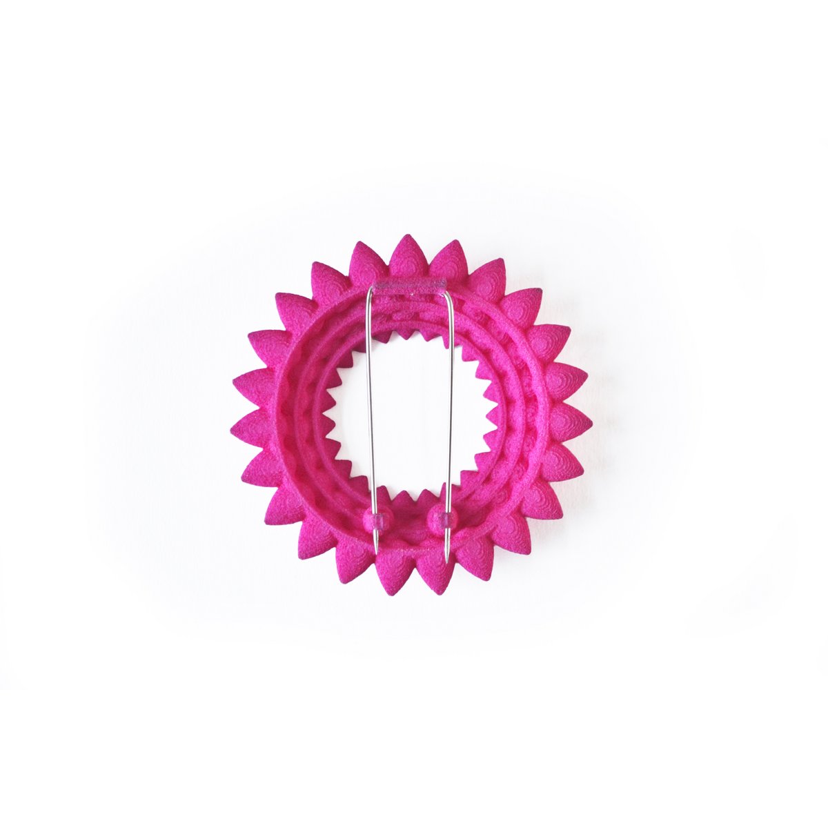 Dahlia broche Fuchsia
