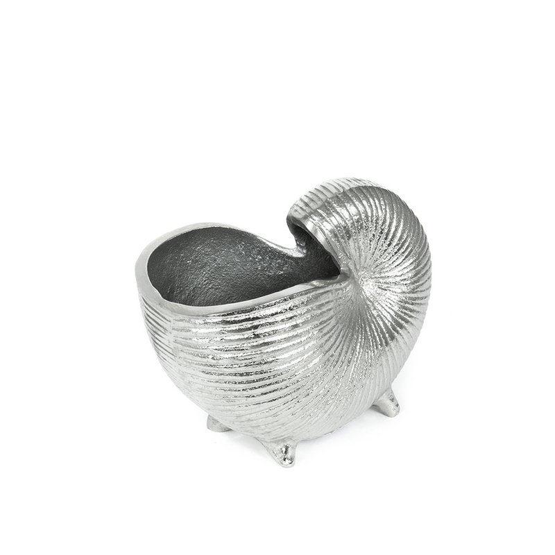Dekorativ aluminiumskal 16x10x12 cm decosiluet