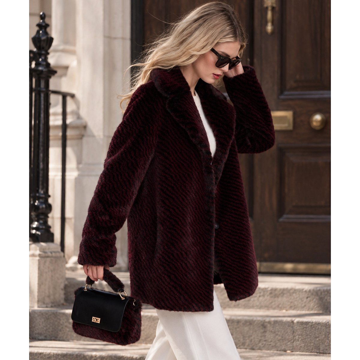 Donatella - Faux Fur Crossbody Bag