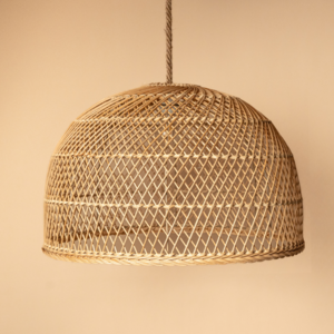 Rattan -Anhängerlampe - die Raya