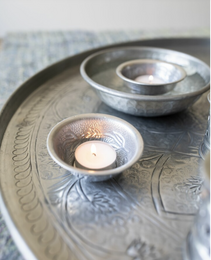Handmade Assorted Tinklet Bowl 9cm  (5-piece pack) 