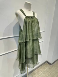 Flæser kjole med stropper og sløjfe Deco - LYOCELL - 7746