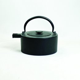 Théière en fonte Tawa, cafetière 0,5l noire empilable