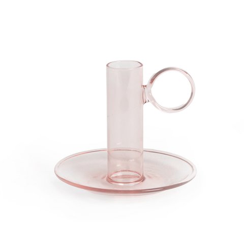 ROZE KRISTAL KANDELAAR HF