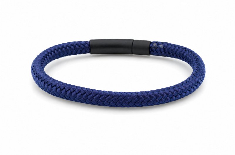 Seilarmband 6mm - Ruyter-Kollektion | Ausgabe schwarz