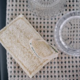 Loofah køkkensvamp, pakke med 2