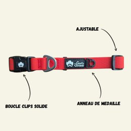 Waterproof collar Red