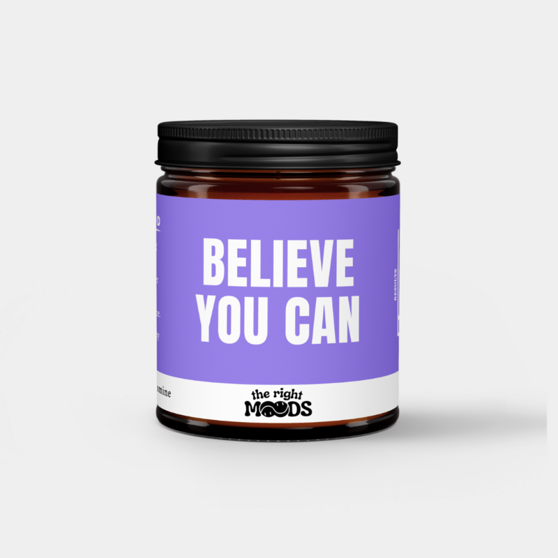 Candela regalo – MOTIVATION MOOD – Cera di soia profumata fatta a mano