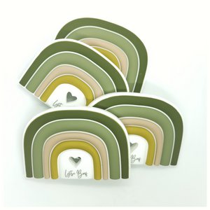 Silicone Bite Figure Rainbow - Green