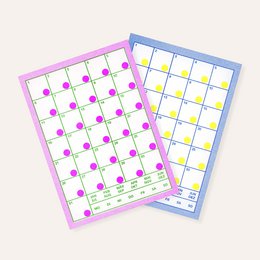 Risography postcard - voucher pink - DIN A6