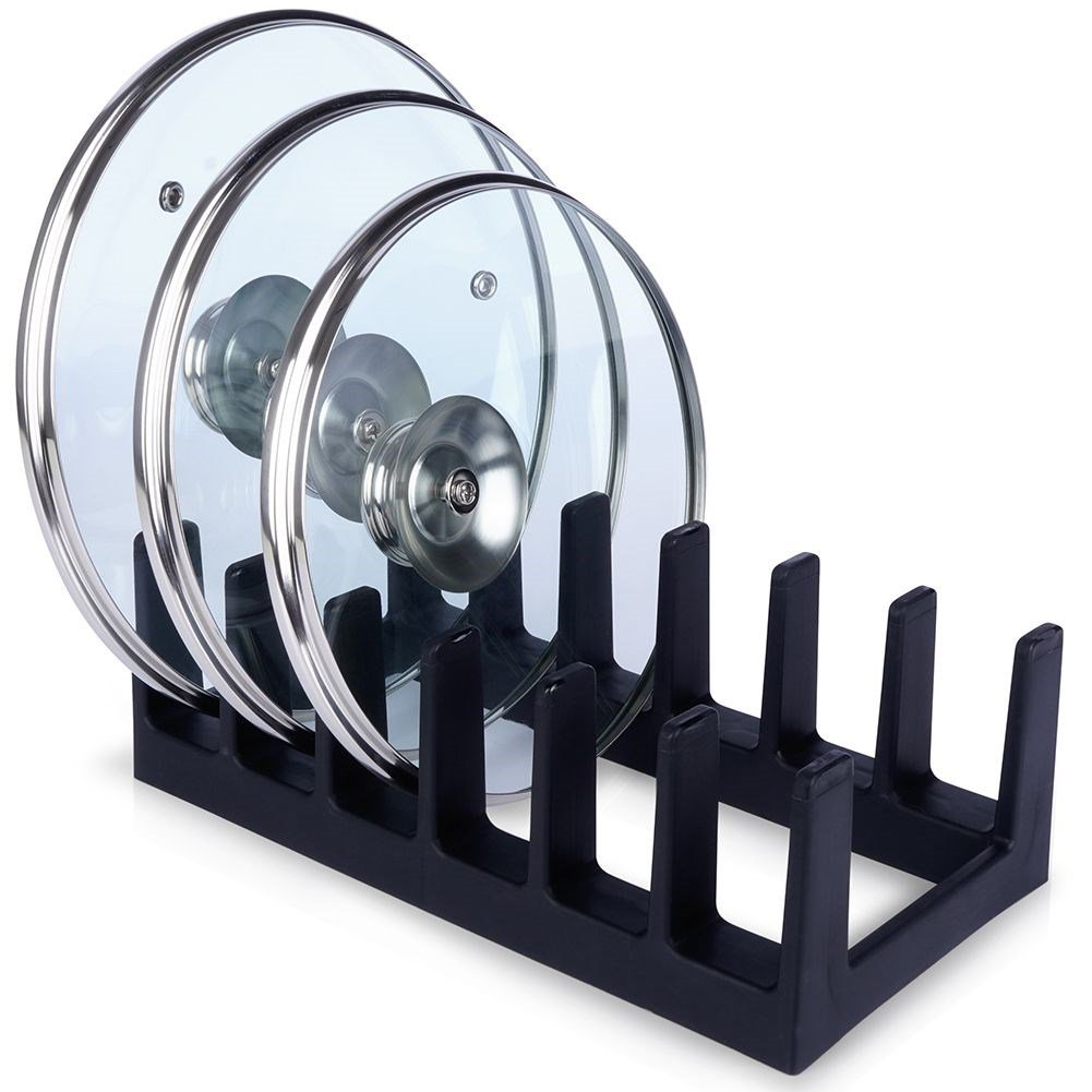 Lid and plate organizer rack plastic 28x15x9cm