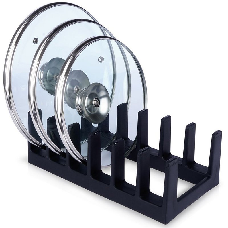 Lid and plate organizer rack plastic 28x15x9cm
