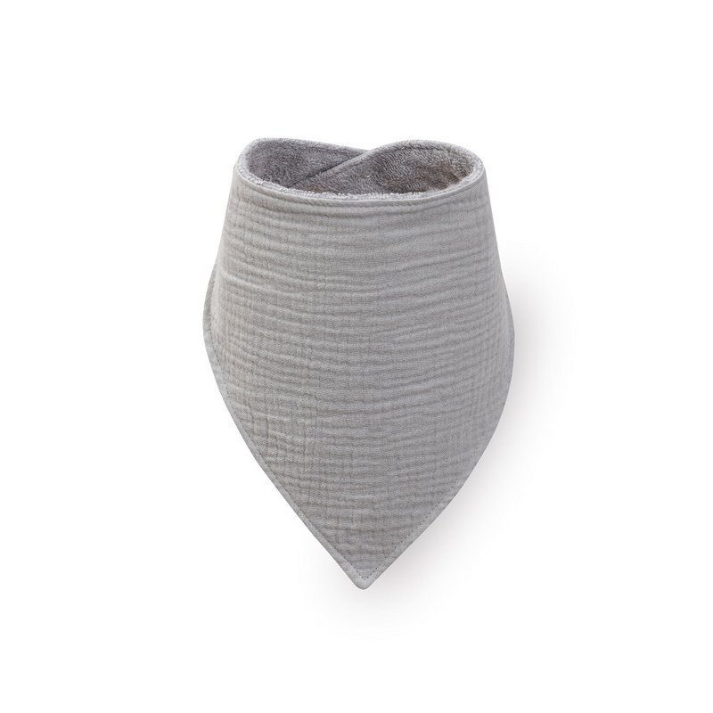 ENSEMBLE DOUDOU + BANDANA + ANNEAU DE DENTITION - MOD. OSO - GRIS ESSENCE